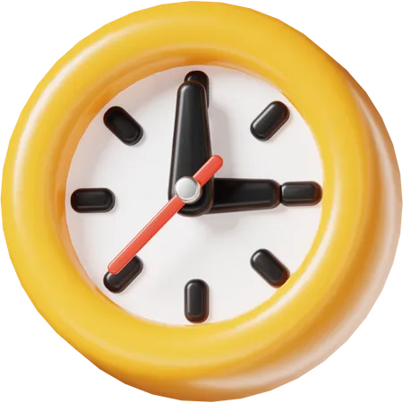 Clock  3D Icon