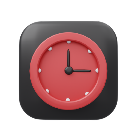 Clock  3D Icon