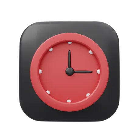 Clock  3D Icon