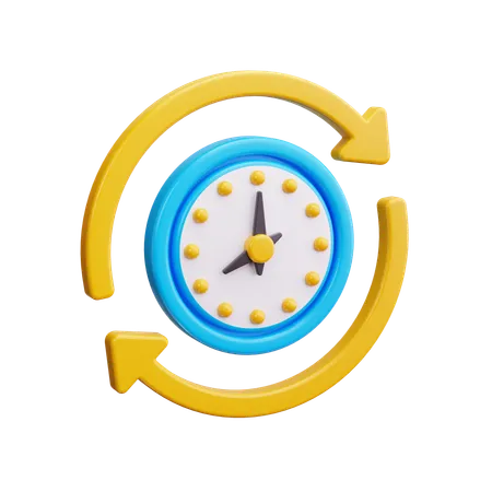 Clock  3D Icon