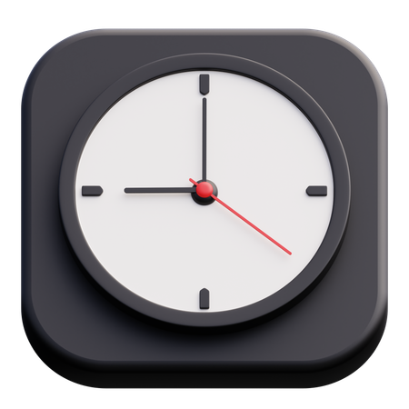 Clock  3D Icon