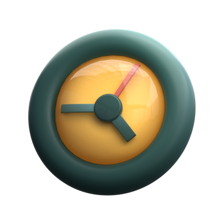 Clock  3D Icon