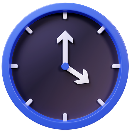 Clock  3D Icon