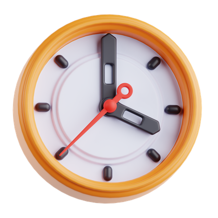 Clock  3D Icon