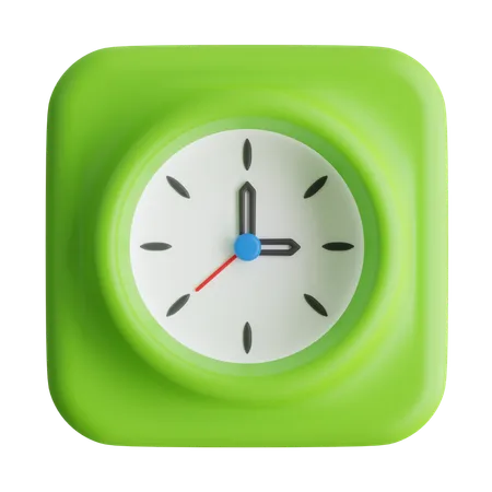 Clock  3D Icon