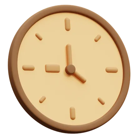 Clock  3D Icon