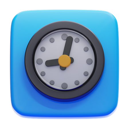 CLOCK  3D Icon