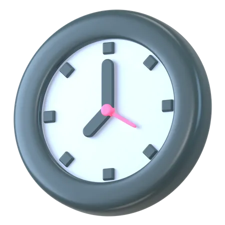 Clock  3D Icon