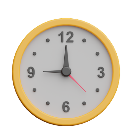 Clock  3D Icon