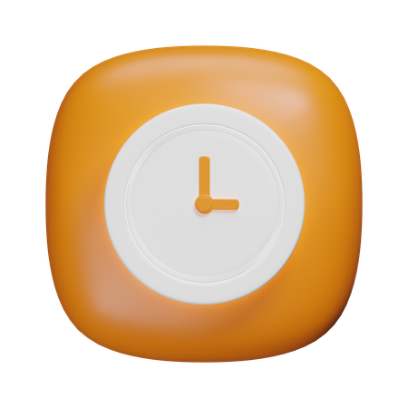 Clock  3D Icon