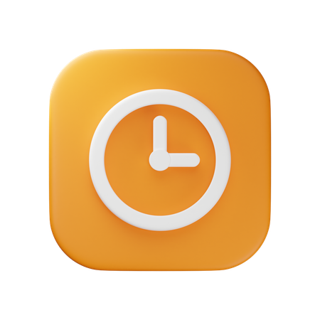 Clock  3D Icon