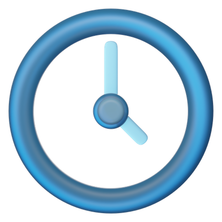 Clock  3D Icon