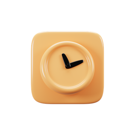 Clock  3D Icon