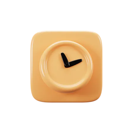 Clock  3D Icon