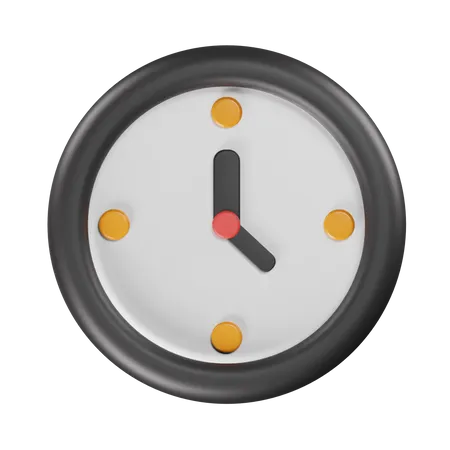 Clock  3D Icon