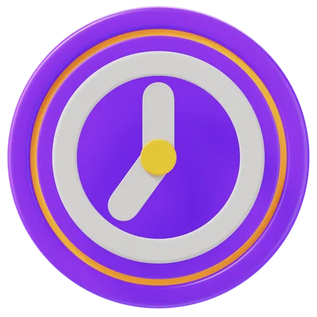 Clock  3D Icon