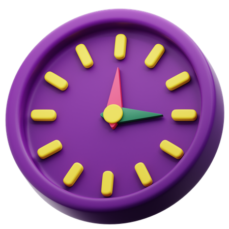 Clock  3D Icon