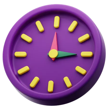 Clock  3D Icon