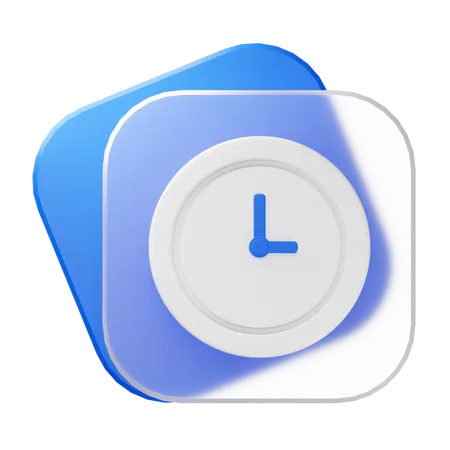 Clock  3D Icon