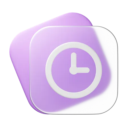 Clock  3D Icon