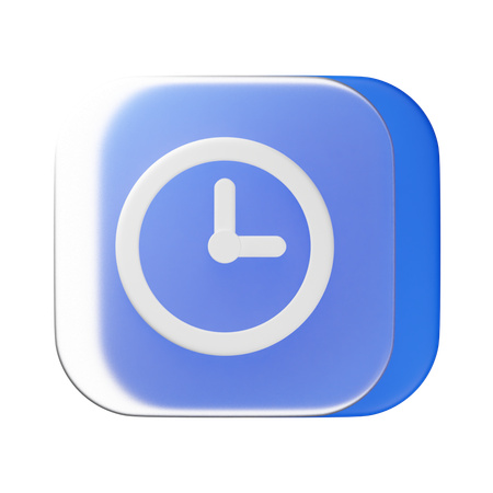 Clock  3D Icon