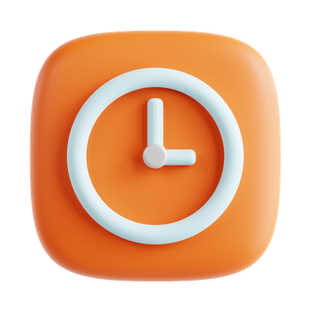 Clock  3D Icon