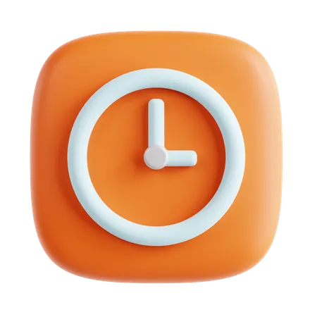 Clock  3D Icon