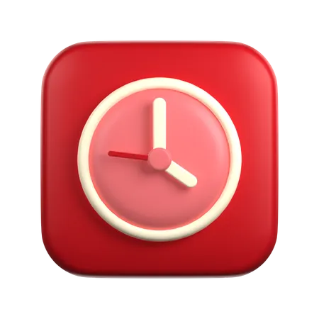 Clock  3D Icon