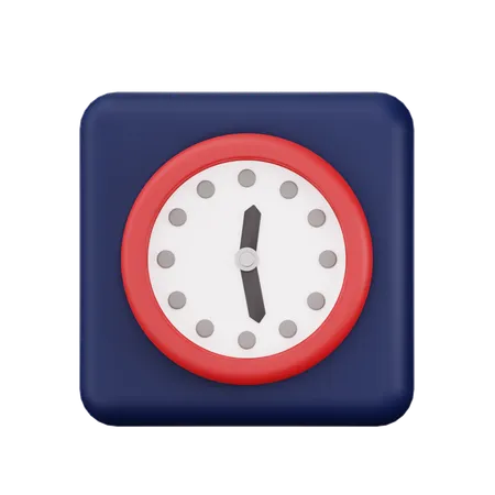 Clock  3D Icon