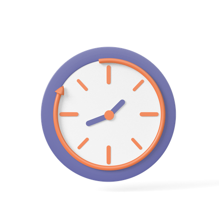 Clock  3D Icon