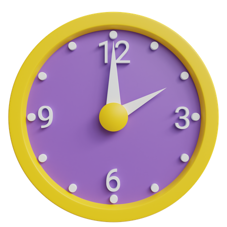 Clock  3D Icon