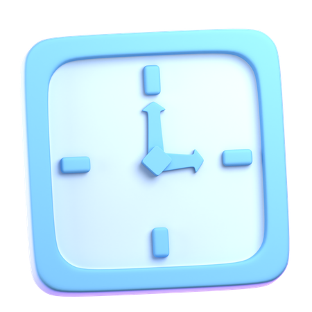 Clock  3D Icon