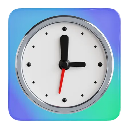Clock 3D Icon