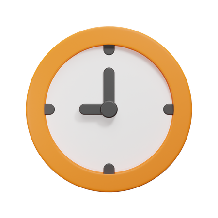 Clock  3D Icon