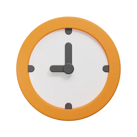 Clock  3D Icon