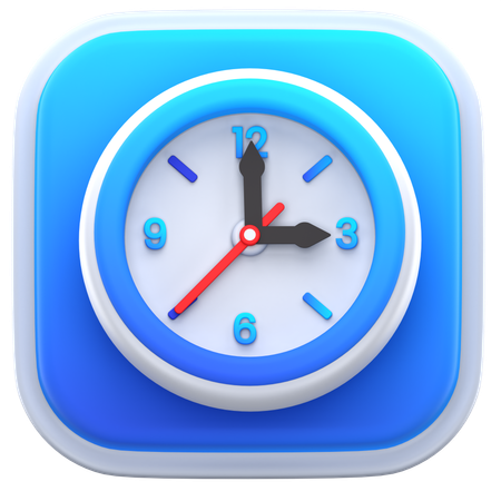 Clock  3D Icon