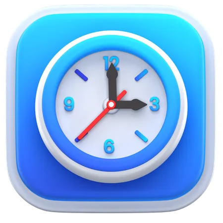 Clock  3D Icon