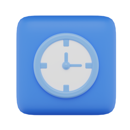 Clock  3D Icon