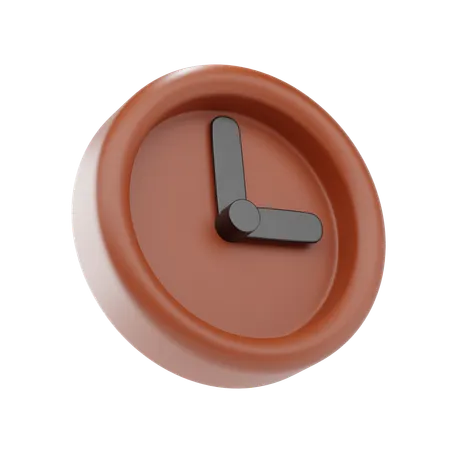 Clock  3D Icon
