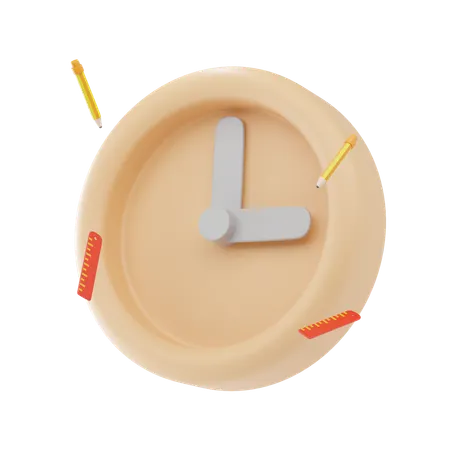 Clock  3D Icon