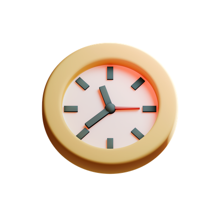Clock  3D Icon