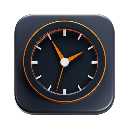 Clock  3D Icon