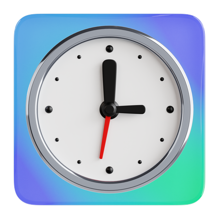 Clock  3D Icon
