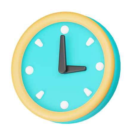 Clock  3D Icon