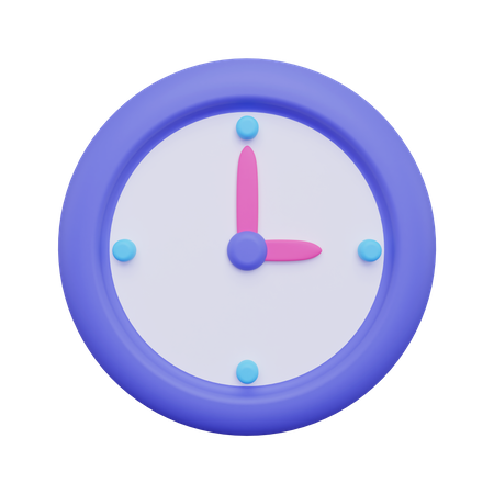 Clock  3D Icon