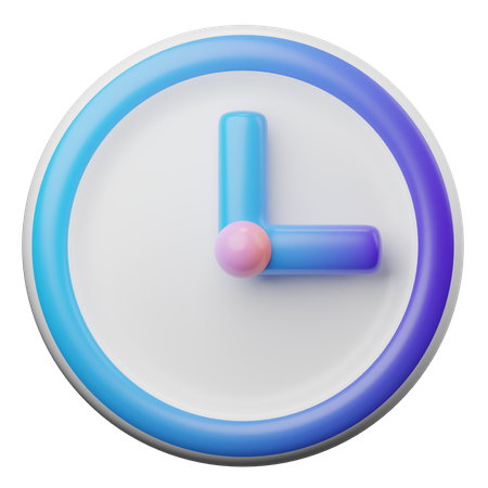 Clock  3D Icon