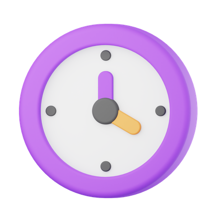 Clock  3D Icon