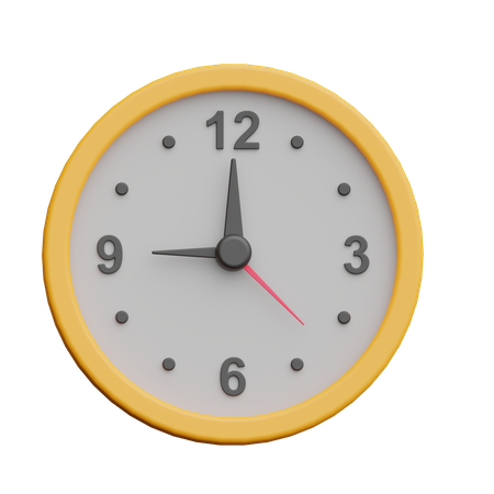 Clock  3D Icon