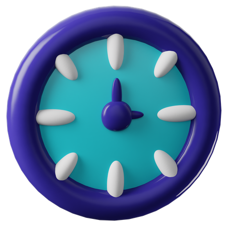 Clock  3D Icon