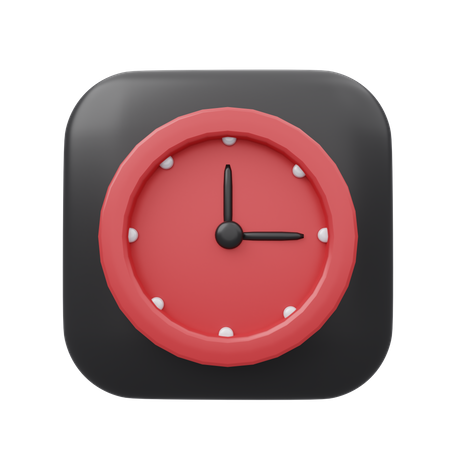 Clock  3D Icon